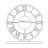 Onyx Bloom Sculptural Wall Clock