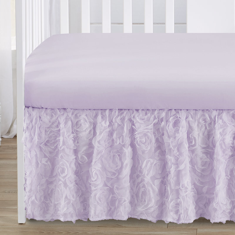 Rose 4 Piece Crib Bedding Set
