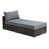 100 % polyester gris est en rupture de stock