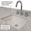 Meuble-lavabo double en chêne noir avec plateau en marbre de Carrare-2141927396