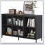 Buffet moderne en métal robuste avec rangement Armoire de rangement en acier de qualité supérieure-377967822