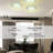 Malibu Flush Mount by Russell Lighting: Sleek Brushed Chrome Design for Modern Spaces