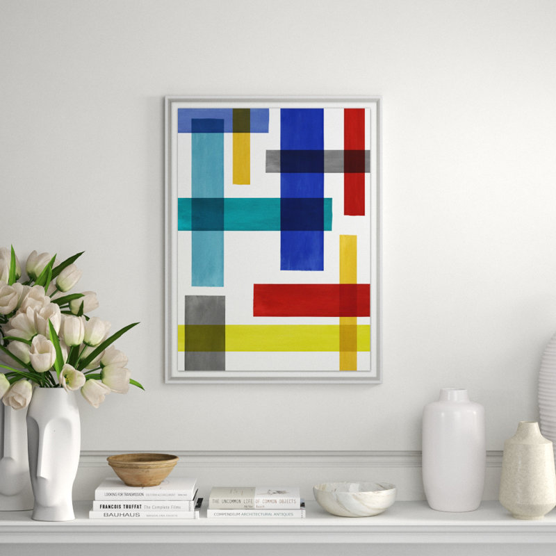 Cubed 2' Framed Print on Glass