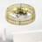 Blades Ceiling Fan with Remote Control,  Low Profile Flush Mount Ceiling Fan for Kitchen Bedroom