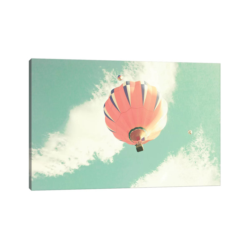 Hot Air Balloon 1 Piece Wrapped Canvas Painting, 152.5 cm H x 101.5 cm W
