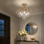 Plafonnier encastré en cristal Crystal Chandelier