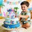 20 Pcs Stitch Cake Decoration, Stitch  Birthday Cake Topper Set