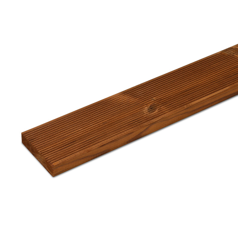 Thermowood Redwood Decking Smooth Both Sides Bulk (L) 4.2M (W) 116Mm (T) 26Mm Pack Of 20 Pieces
