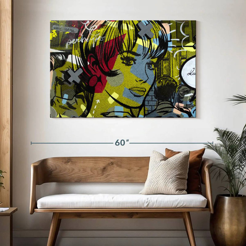 Leisha Man Hunter, 32" H x 48" W