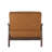 Amarillo 36.6" Wide Faux Leather Accent Chair with Solid Wood Frame-1315814887