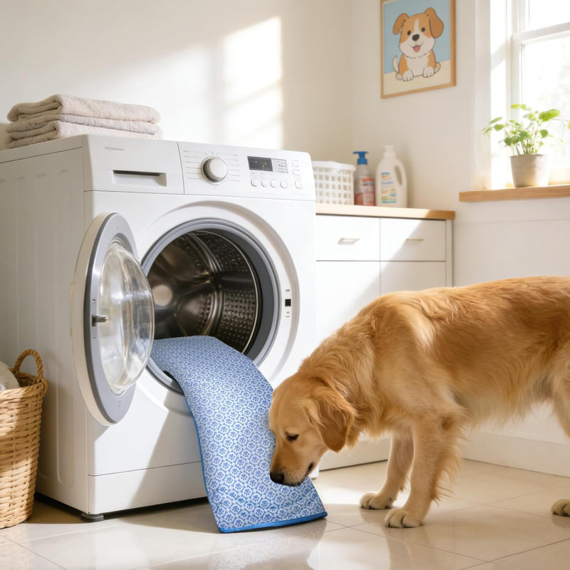 Thick Cooling Mat For Extra Large Dogs With PCM & Thermochromic Tech, X-Large