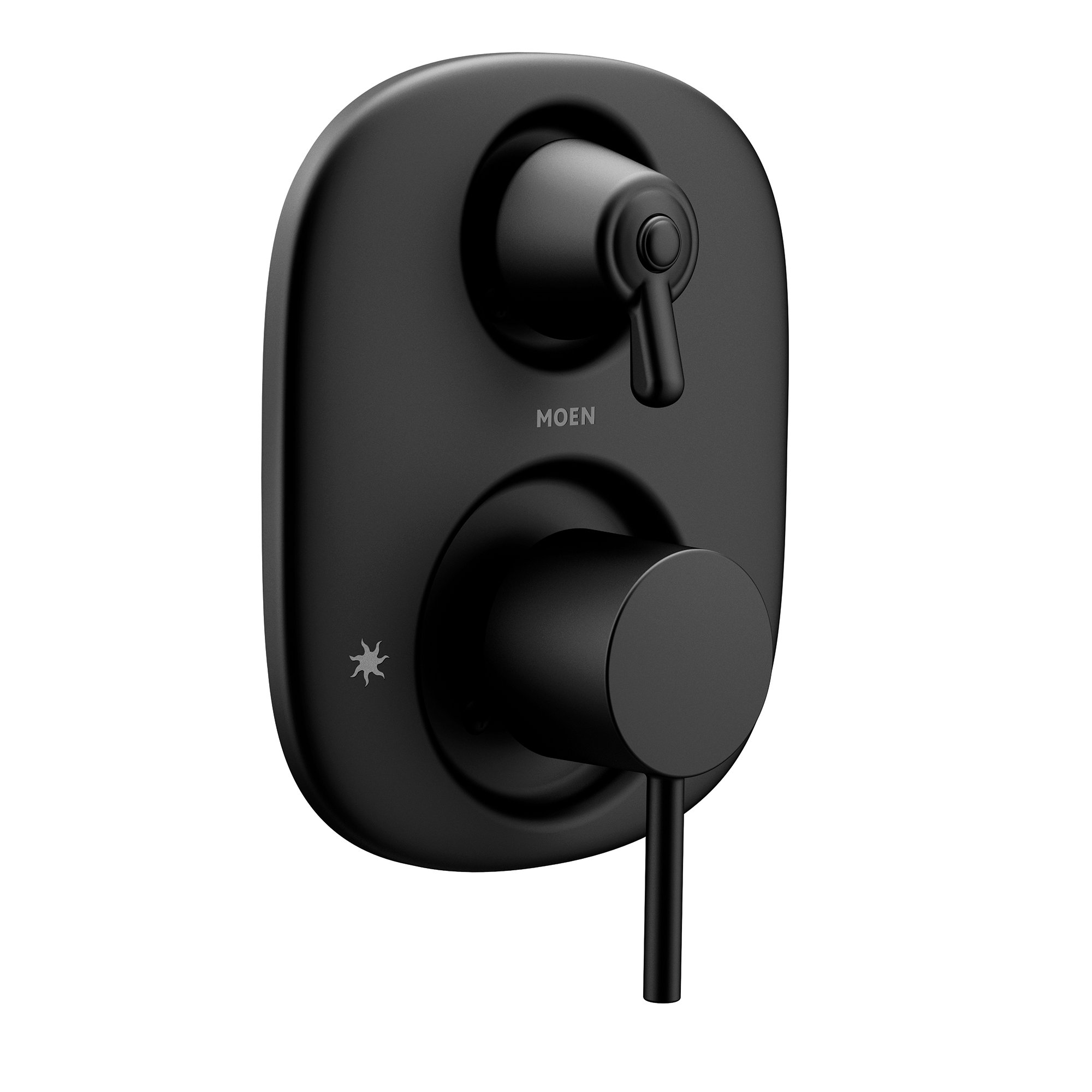 Align Three Function Thermostatic Shower Faucet Trim, Matte Black