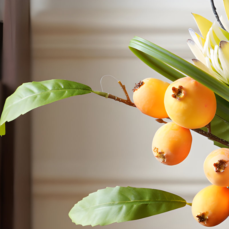 Ornements de fleurs simulées