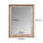 Adamsun Wood Rectangle Wall Mirror