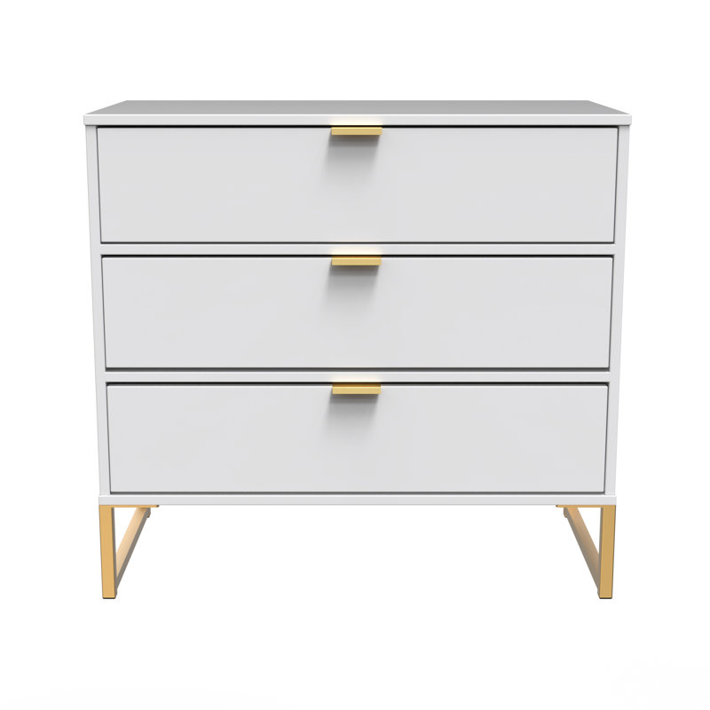 Bibek 76cm W 3 - Drawer Chest of Drawers