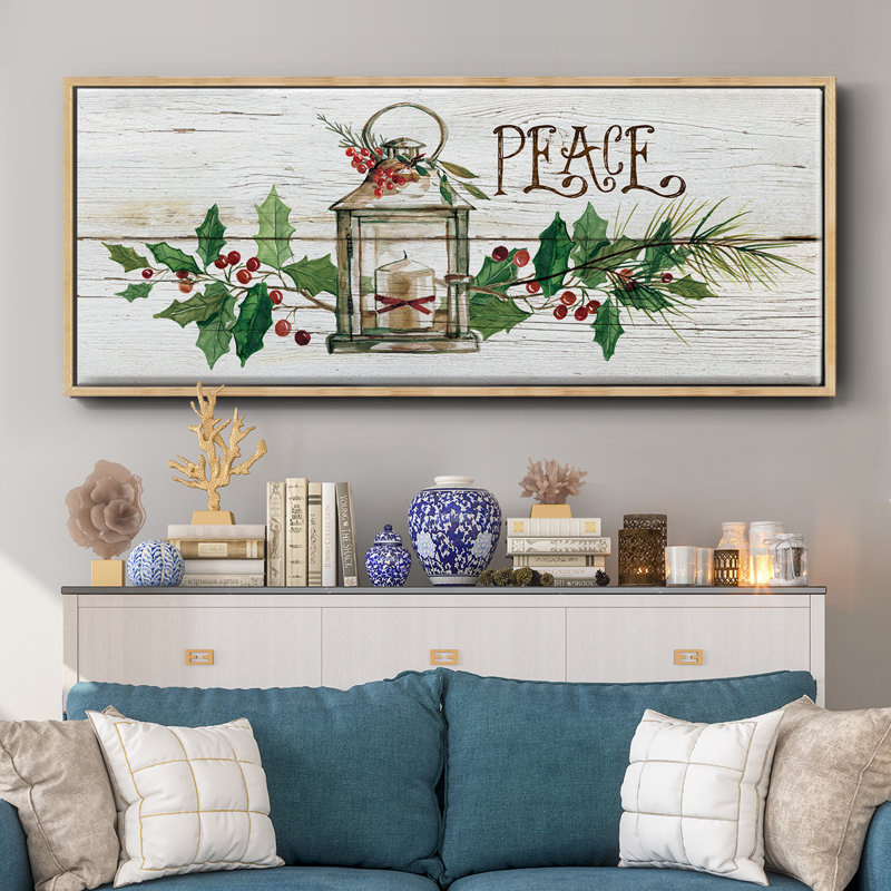 Rustic Peace - toile encadrée, H 24 po x l 60 po