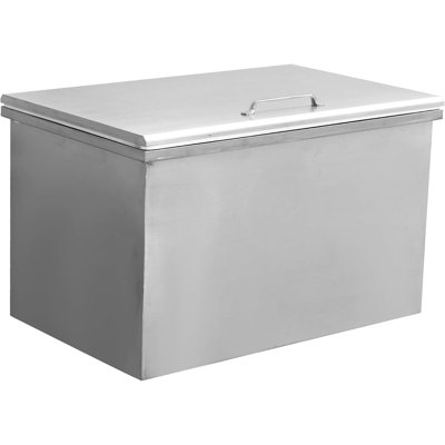 Stainless Steel Drop In Ice Chest, Commercial Ice Bin for Outdoor Kitchen Bar
