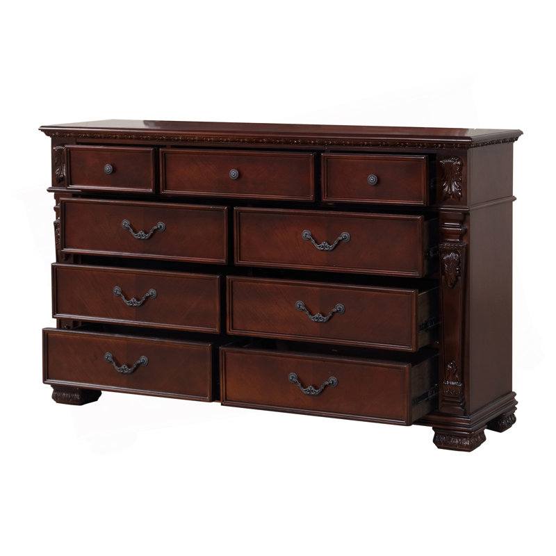 Charmante commode en bois avec fonctionnalité de tiroir lisse pour un rangement élégant
