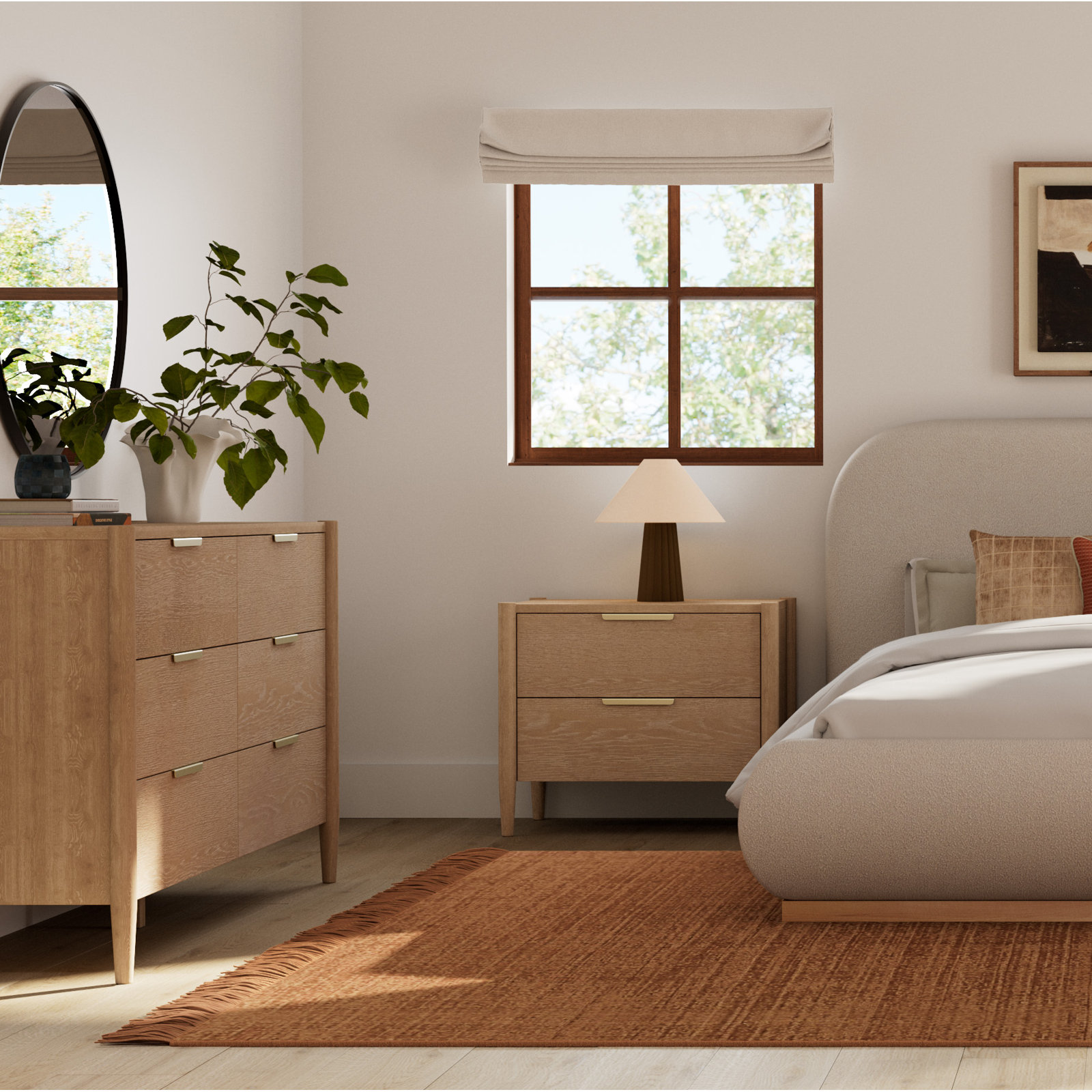 Reece 6-Drawer Dresser, Natural