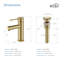 Circular X Single-Hole Single-handle Bathroom Faucet with Drain Assembly-61497406