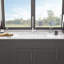 Évier de cuisine encastré à cuve en porcelaine réfractaire de 81 x 48 x 25 cm (32 x 19 x 10 pouces) - Durable et facile à nettoyer