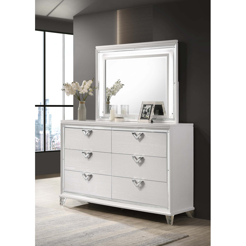 Commode 6 tiroirs Ceri
