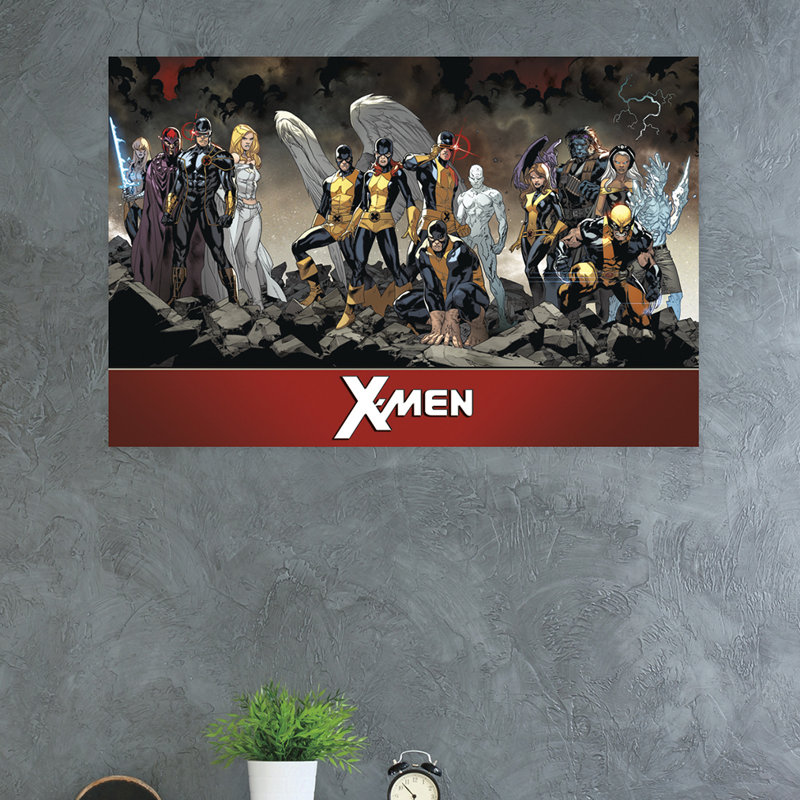 X-hommes-impression sur papier