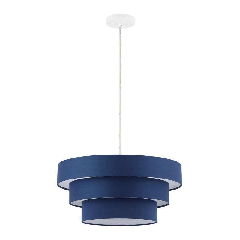 Chala 20 Inch Extendable Pendant, Navy
