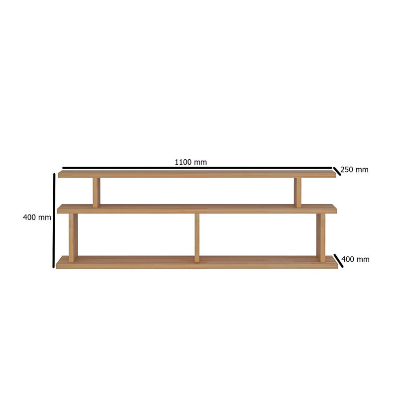 Unfinished TV Stand for TVs up to 50", Natural