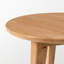 Table basse ronde moderne Fjord 29,5 po de largeur en chêne massif-550428416-543076796-550428543
