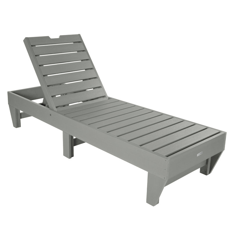 Annette Outdoor Chaise Lounge, Coastal Teak
