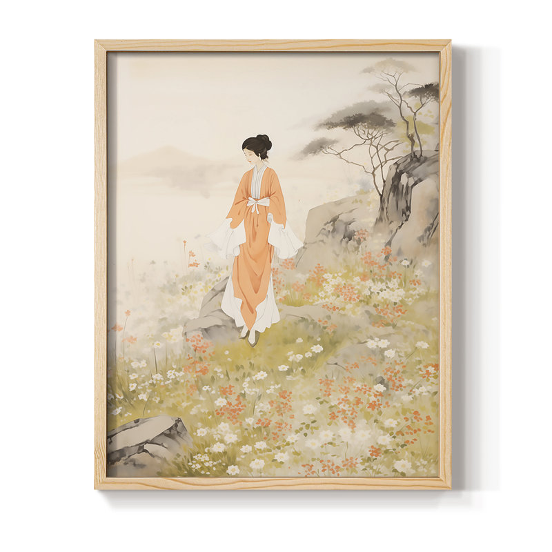 «WOMEN Series», reproduction encadrée en bois massif, H 30 po x l 24 po
