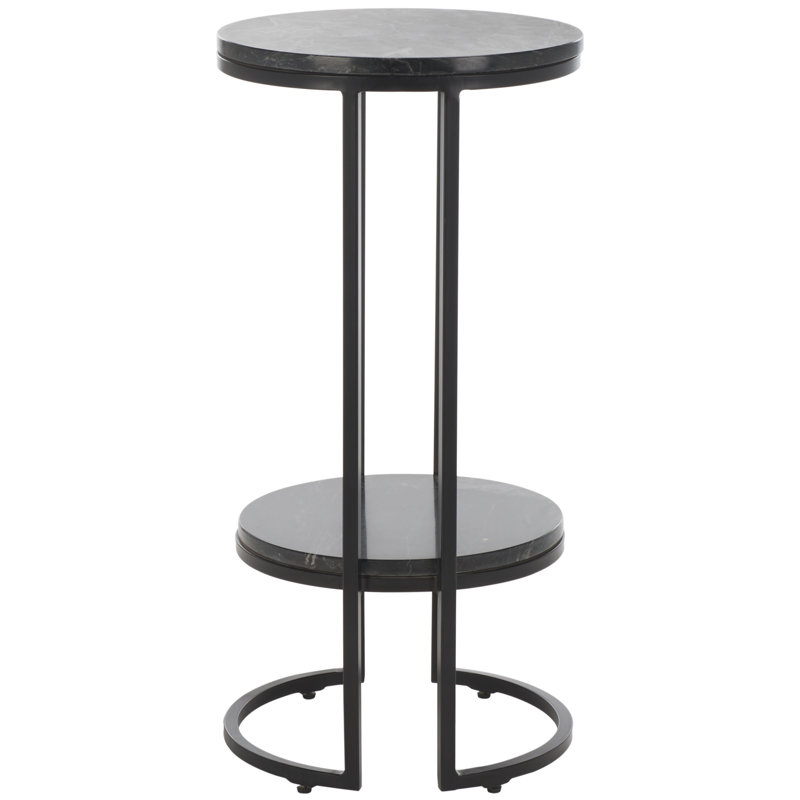 Mal Fransin Frame End Table, Marquine Black