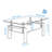 Rectangle Black Glass Coffee Table