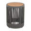 Table d'appoint d'extérieur en rotin et bois d'acacia - Meubles de patio pour balcon, jardin, balcon-250277770