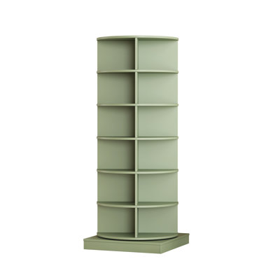 Green 360 rotating shoe rack 6 layers