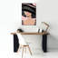  «Beach Chic 3 Blush» par Omar Escalante, art mural sur toile, 26 po x 40 po