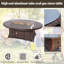 Menifee 6 - Person Patio Dining Set with Oval Table , Cushions Included