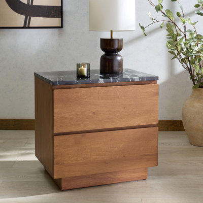 Table de chevet en marbre Greg Lilybelle