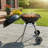 Enameled Spherical Charcoal Grill, Made Of High-quality Galvanized Steel, Rust-proof And Corrosion-resistant, Finely Crafted, Durable, An Essential Outdoor Barbecue Appliance, Black.