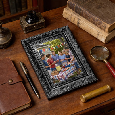 5" x 7" Black 1PC Picture Frame for Bedroom Shelf Styling