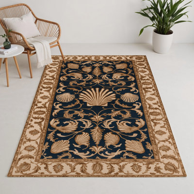 Tapis d'intérieur et d'extérieur brun français