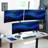 Vivo Pneumatic Triple Ultrawide Computer Monitor Desk Mount For Screens Up To 49"