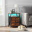 Metal Bedside Table-1753395431