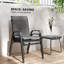Ensemble bistro 3 pièces avec chaises empilables et table carrée