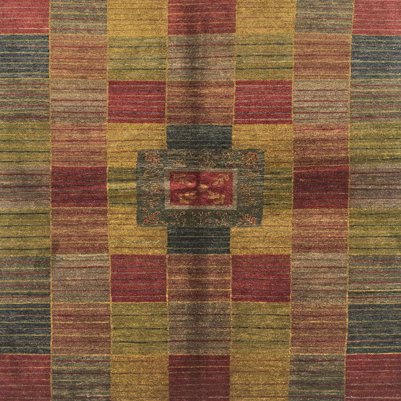 Abstract Indoor Rug, Square 8'