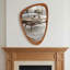 20 po x 30 po Miroir décoratif irrégulier en bois massif pour une décoration élégante-129417667