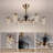 35.43" Luxury LED Dimmable Ceiling Fan with 6 Light and Remote-2082532917