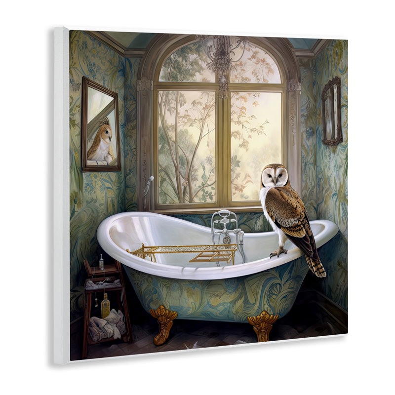 Plaque murale Bathtime Paisley