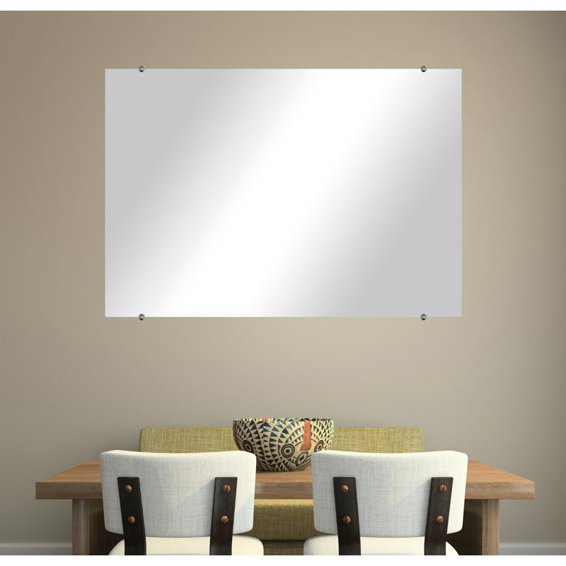Miroir d'appoint mural Cheston, 54,5 po x 34,5 po